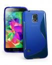 Sline Gel Case for Samsung Galaxy S5 Mini - Blue