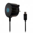 2.1 Amp iGlow Mains Charger Compatible For Micro USB - Black