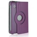 Samsung Galaxy Tab2 7 Inch P3100 P3110 - 360 Degree Rotation Stand Leather Case - Purple
